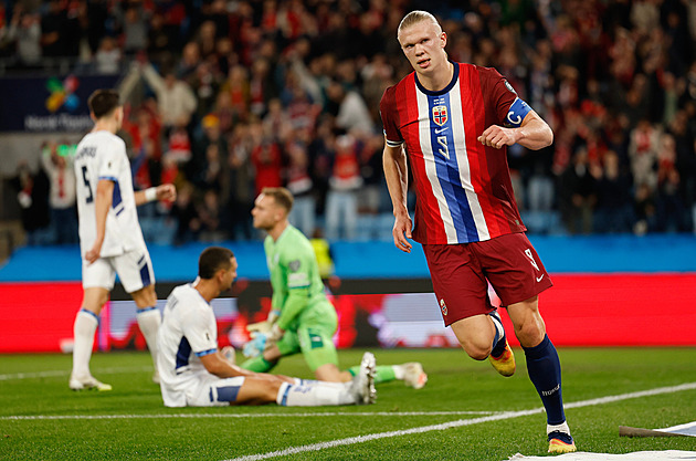 Haaland opět řádil, Izrael zničil hattrickem.  Z penalty ale dvakrát neuspěl