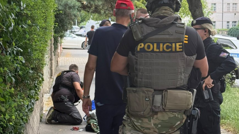 Posun v případě muže se zbraní u školy v Čelákovicích: Padlo obvinění, policie uvedla detaily